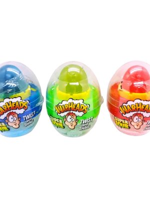 WARHEADS  EGG SUPER SOUR TWIST AND SHAKE x 18g
