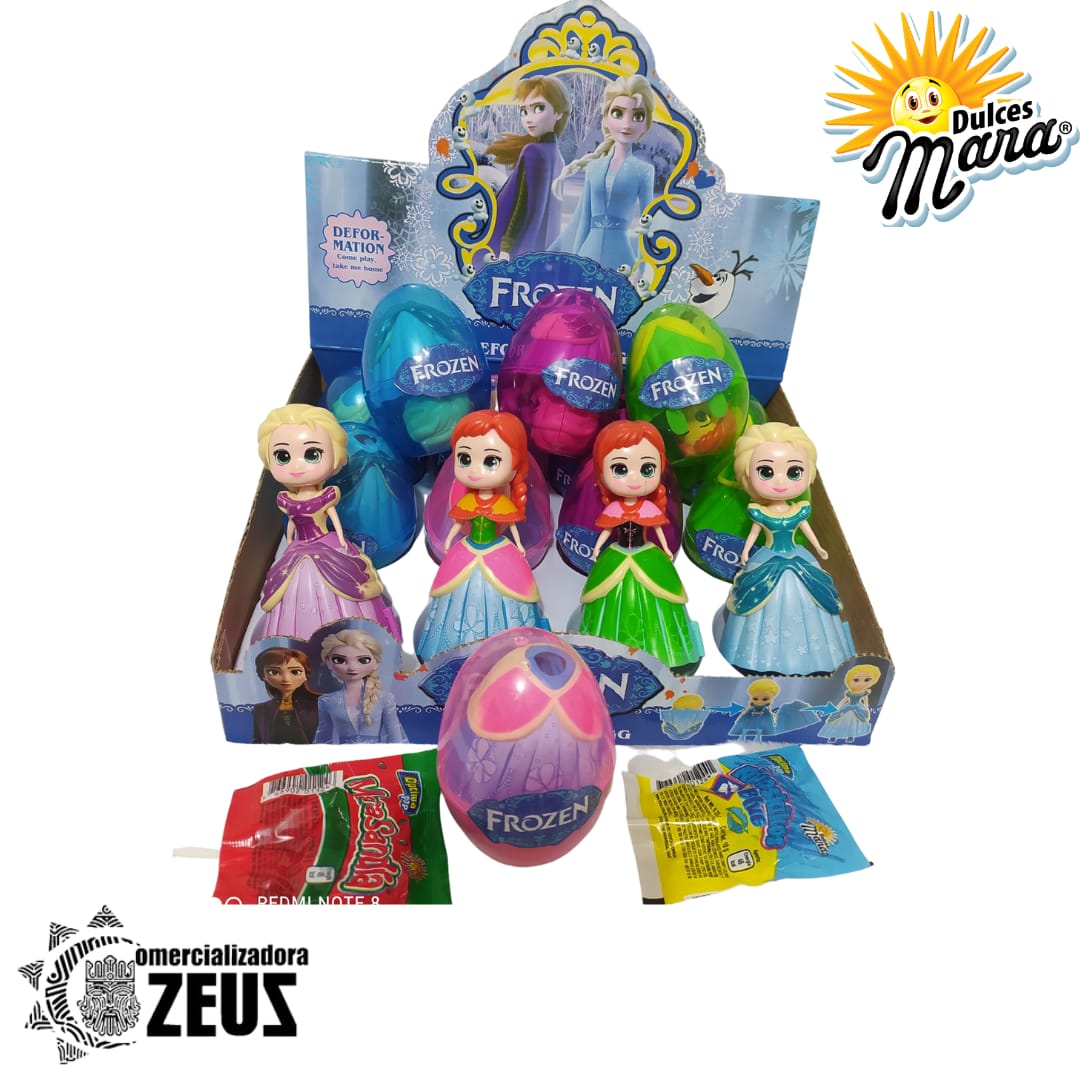 Huevos Plasticos Sorpresa con Chupeta x 10g (caja x12unds) - Image 5