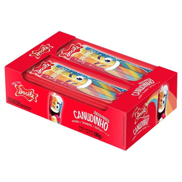 Tubos CANUDINHO COLORES  x 15g (se vende caja  x12 und)
