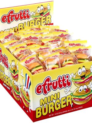 MINI BURGER efrutti x 8g (se vende caja x 30 und)
