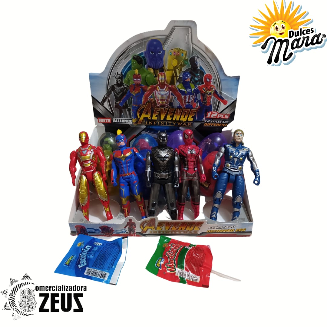 Huevos Plasticos Sorpresa con Chupeta x 10g (caja x12unds) - Image 4