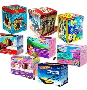 Huevo Chocolate Sorpresa caja x 20g x 12 unidades  - Ref surtidas