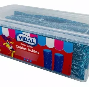 CABLES ACIDOS PINTALENGUA AZULES VIDAL x 364g x 64 unds