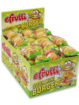MINI BURGER SOUR efutti x 9g (se vende caja x 30 und)