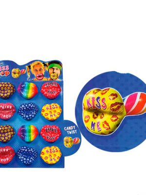 BPOP KISS POP MIX SURTIDO - LABIOS BESOS SURTIDOS  x 15g (se vende caja x 12und)