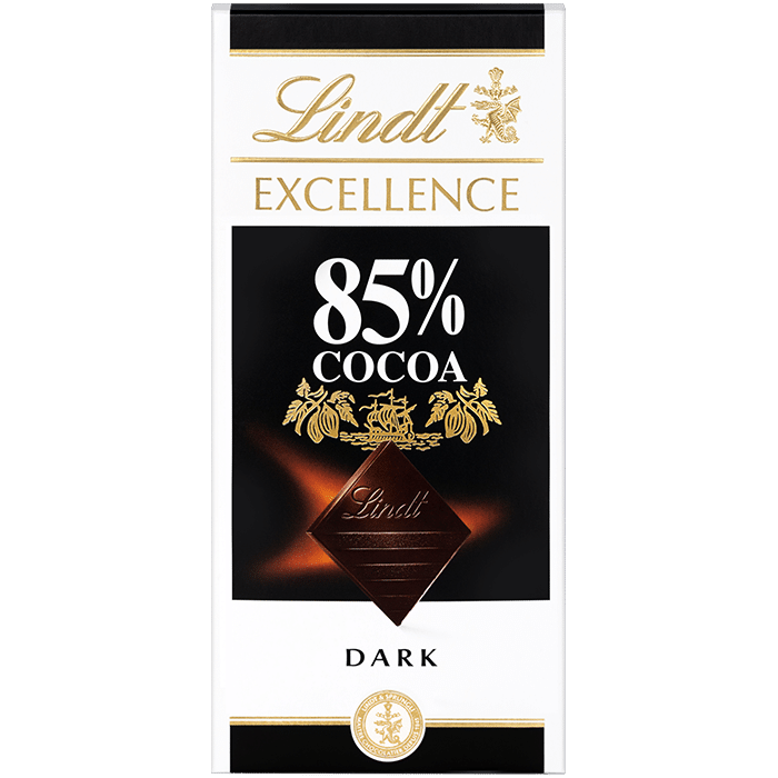 Tabletas Lindt Excellence Cocoa Dark 85% x 100g
