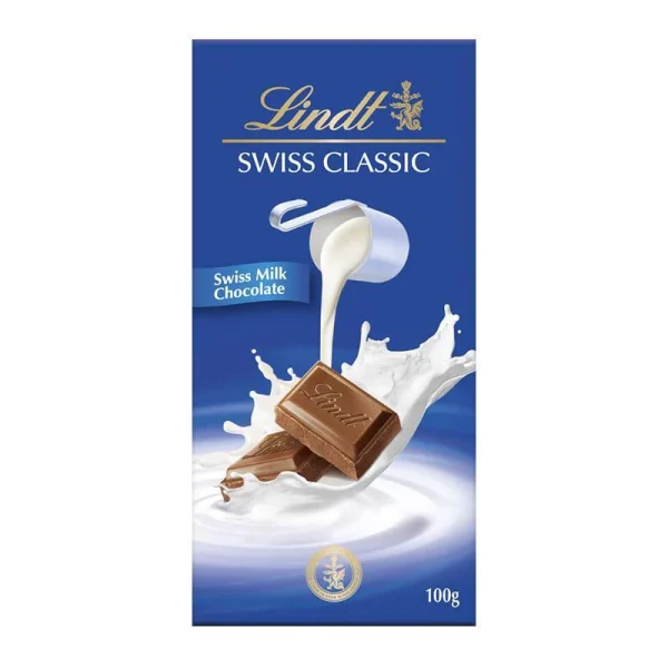 Tabletas Lindt Swiss Classic Milk x 100g