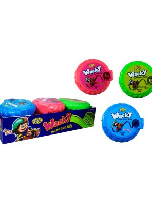 CHICLE WACKY SABORES SURTIDOS x 60g (se vende caja x 6 unds)