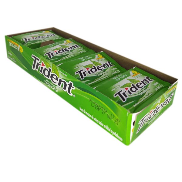 TRIDENT x 3 unds Yerbabuena x 5.1g (se vende dp x 24 und)