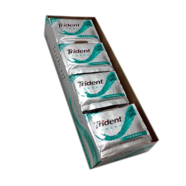 TRIDENT x 3 unds Fresh Herbal x 5.1g (se vende dp x 24 und)