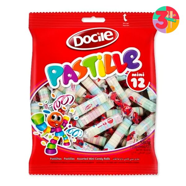 Mini Pastillas Docile bolsax580g x 100unds x 12unds c/u