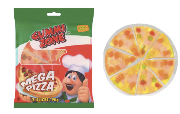 MEGA PIZZA GUMMI ZONE x 90g - dpx12 und