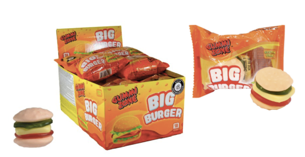 BIG BURGER GUMMI ZONE x 28g - dpx18und