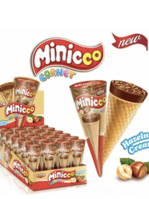 CONO DE CHOCOLATE MINICCO dp x 12 unds x 25g c/u