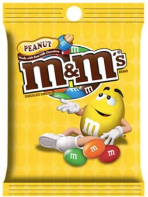 M&MS PEANUT PEG PACK bolsa x 150,3g
