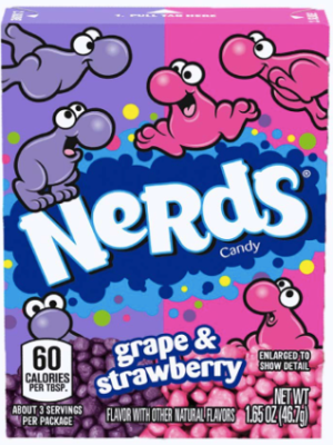 Nerds Grape & Steawberry x46g (se vende dp x 36unds)