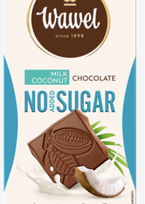 Wawel NO SUGAR Milk Coconut x 90g