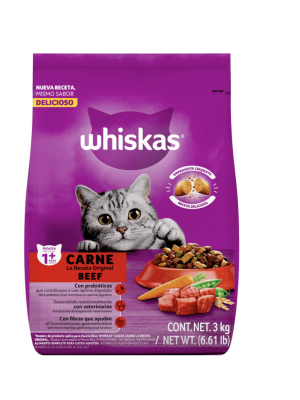 Whiskas Carne Beef Adulto (+1año) x500g